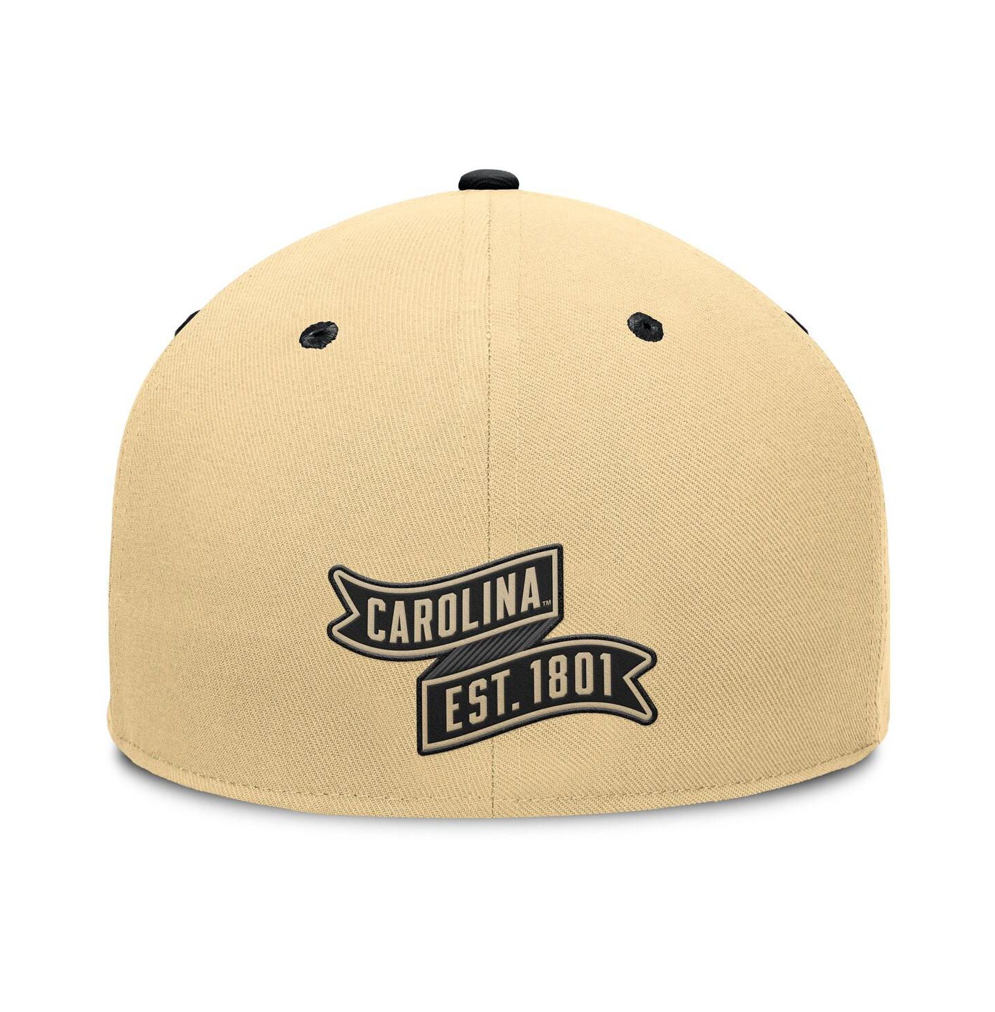 Мужская кепка Fanatics Khaki/Black South Carolina Gamecocks Balance Fitted Hat — фото 4