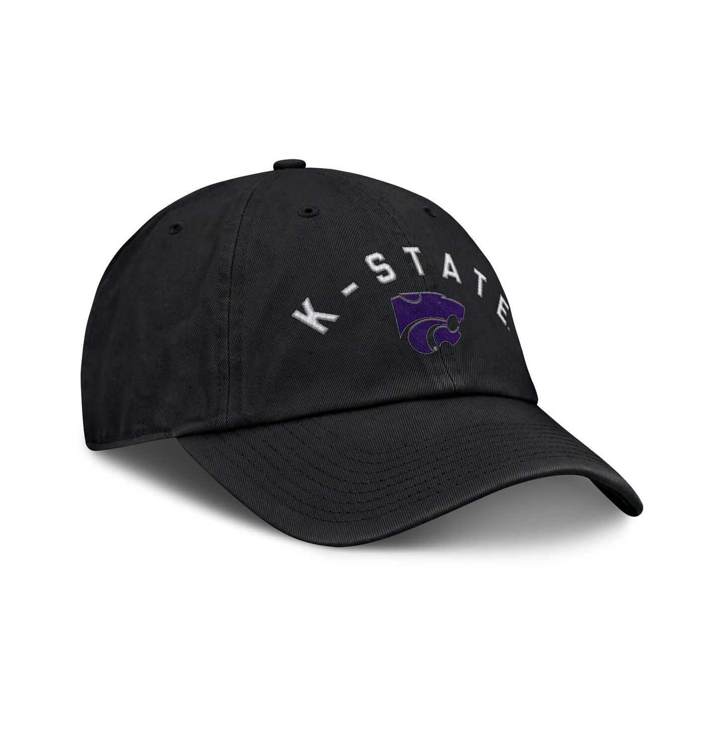 Мужская кепка Fanatics Black Kansas State Wildcats Myth Adjustable Hat — фото 3