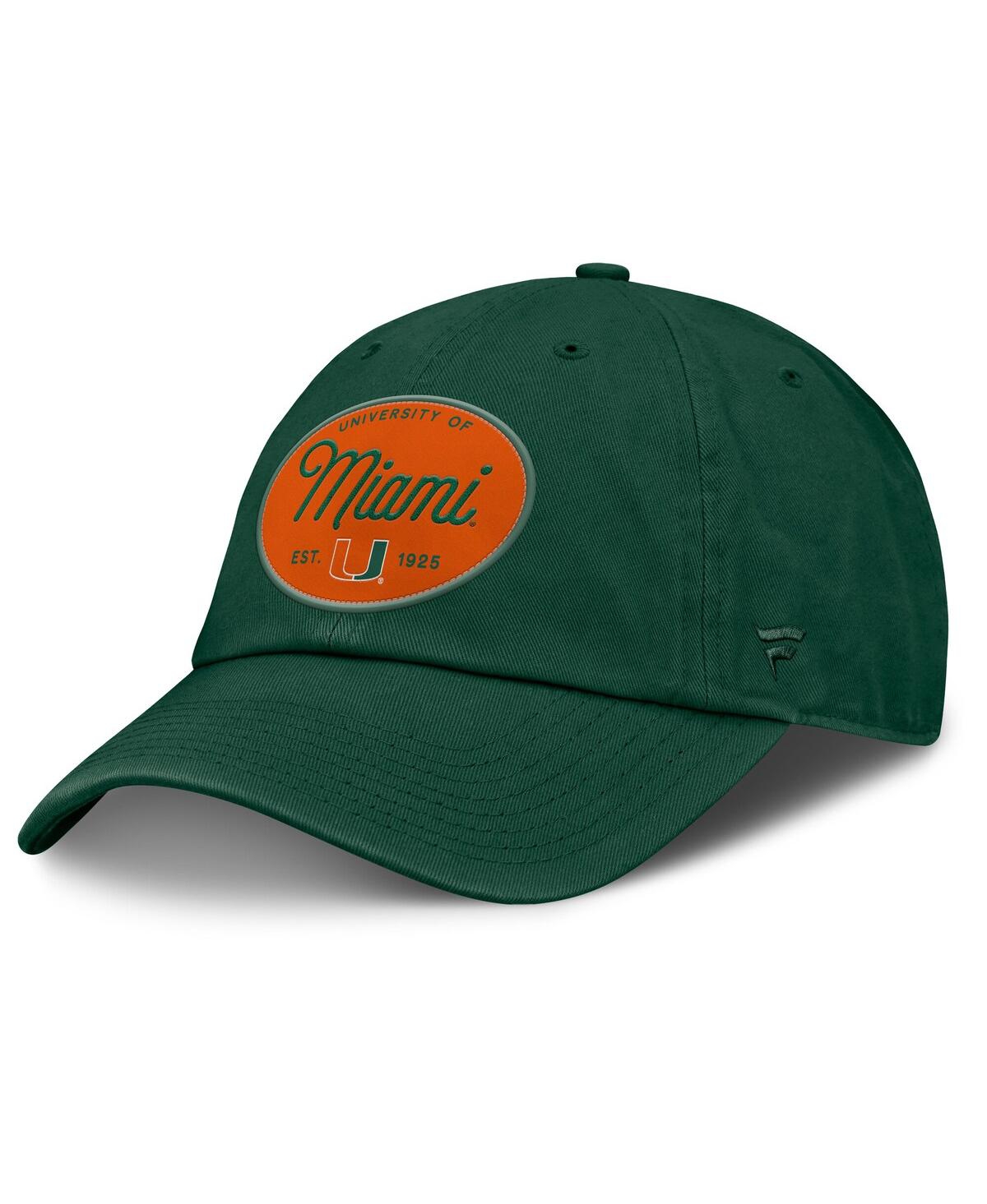 Fanatics Women's Green Miami Hurricanes Candid Adjustable Hat In Green