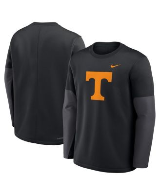 Men's Black Tennessee Volunteers 2025 Sideline Coach Performance Long Sleeve T-Shirt