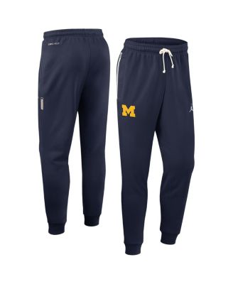 Jordan - Men's Navy Michigan Wolverines 2025 Sideline Performance Taper Pants