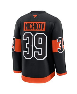 Men's Matvei Michkov Black Philadelphia Flyers Alternate Premium Jersey