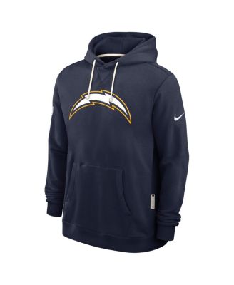 Nike - Men's Navy Los Angeles Chargers Alternate Super Chargers Sideline Performance Pullover Hoodie