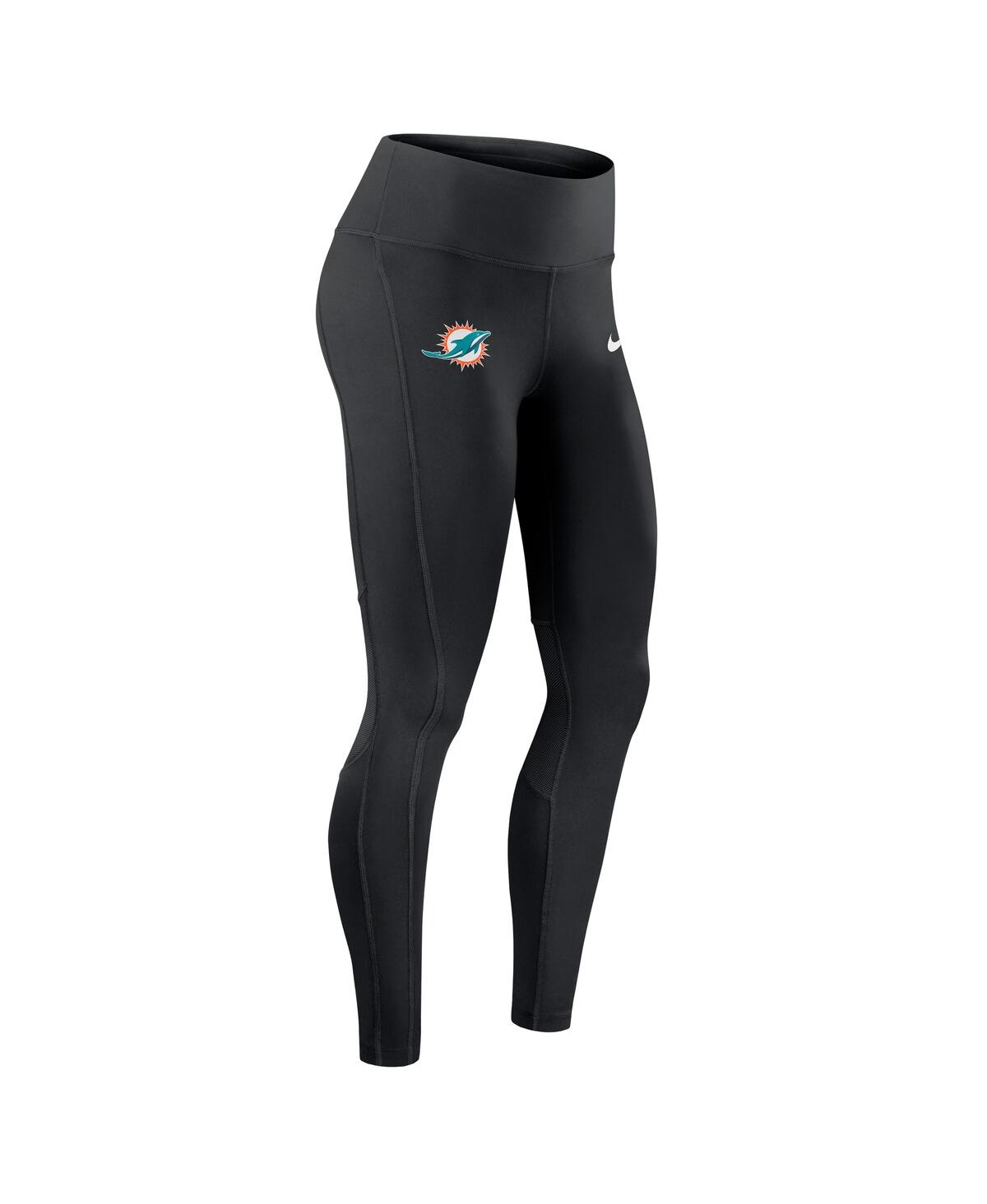 Nike Black Detroit Lions Primetime Epic Fast Performance Leggings In Black