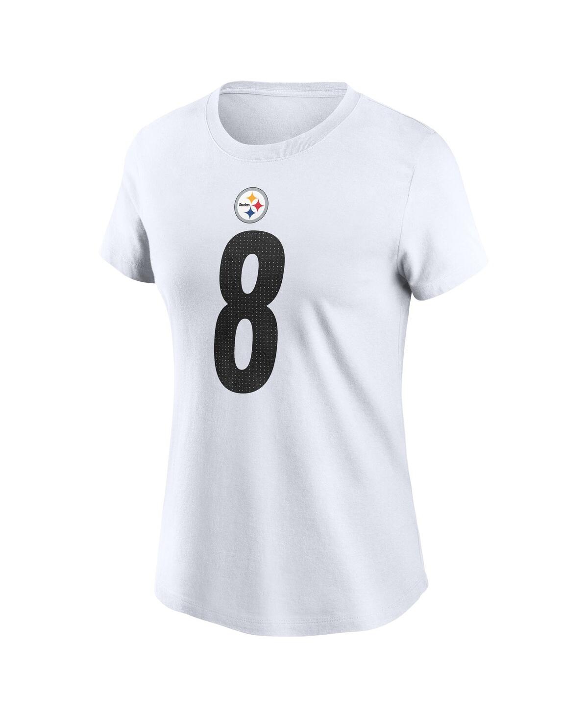 Nike Aaron Rodgers White Pittsburgh Steelers Name & Number T-shirt In White