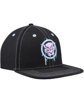 Big Boys and Girls Black Panther Glow-in-the-Dark Snapback Hat