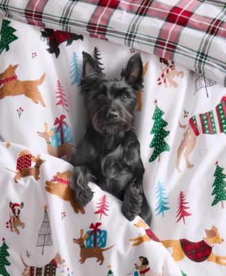 Home Jingle Paws Reversible 3-Pc. Duvet Cover Set, King