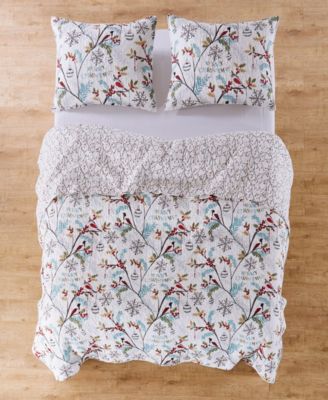 Home Mistletoe Reversible Quilt, King/California King