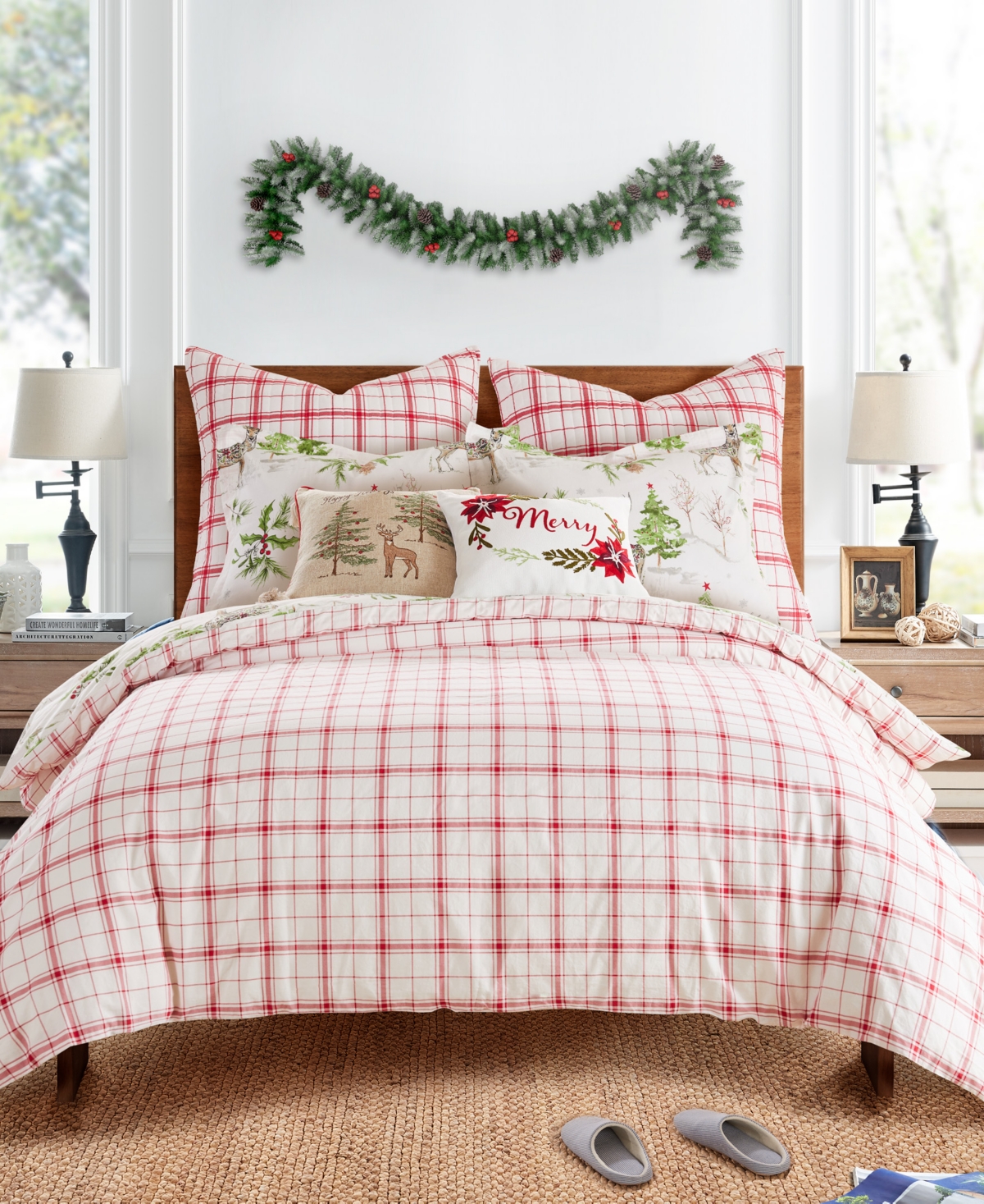 Levtex Home Sleigh Bells Reversible 2-pc. Comforter Set, Twin In Multi