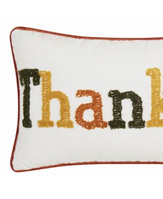 Thankful Decorative Pillow, 18" x 18"