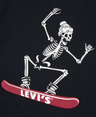 Boys 2T-7 Shredding Skeleton Short Sleeve T-Shirt