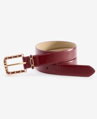 Laced-Chain-Buckle Belt, Macy's Exclusive 