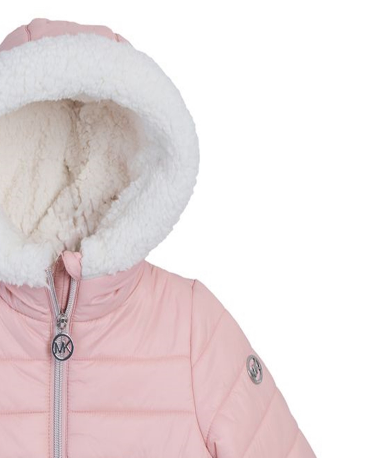 Michael Kors Baby Girls Plush Lined Midweight Jacket In Pink