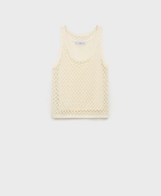 Women's Straps Crochet Top