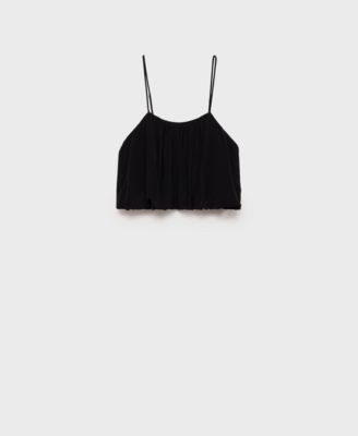 Women's Balloon Crop Top