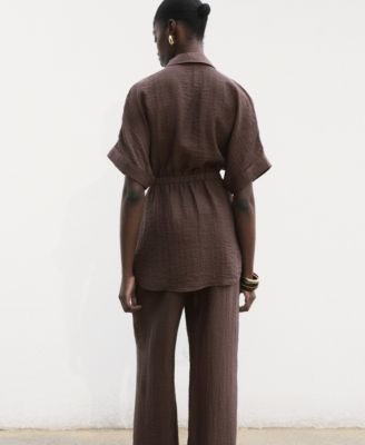 Women's Elastic Waistband Lyocell Pants