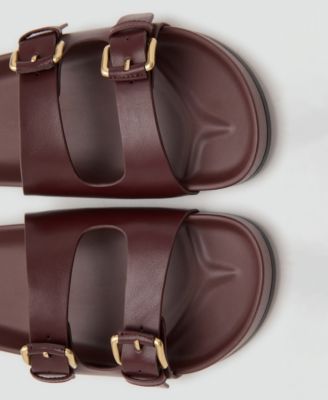 Women's Buckle Flat Sandals