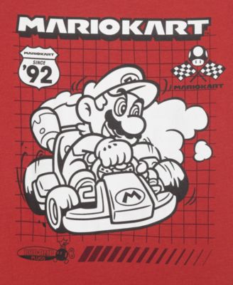 Boys 5-20 Lets Go Karting Long Sleeve Twofer T-Shirt