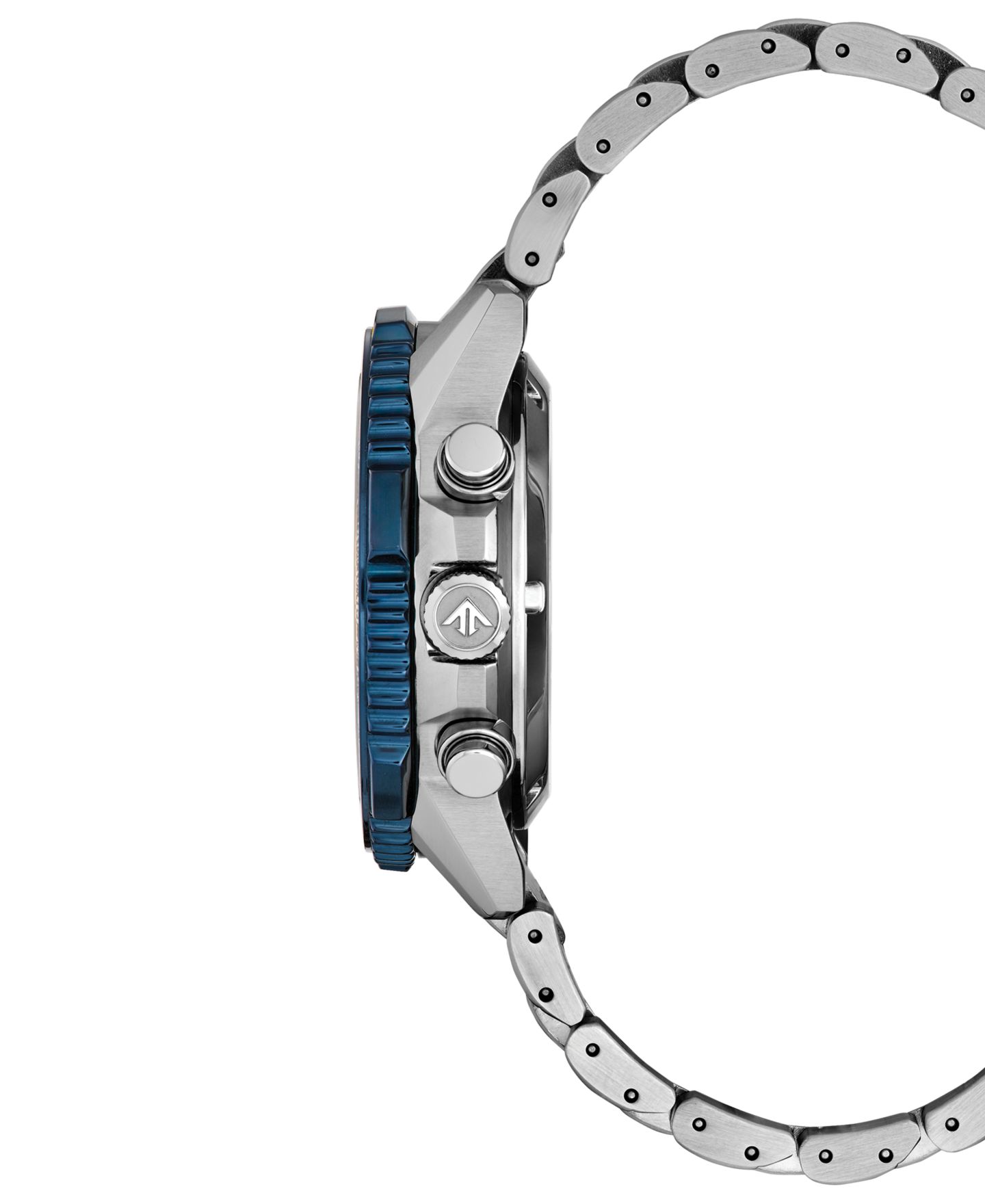 Мужские часы Citizen Promaster Navihawk Chronograph Silver-Tone Stainless Steel Bracelet Watch 40mm — фото 2