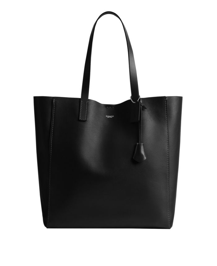 COACH Natural Grain Leather Broadway Tote Bag