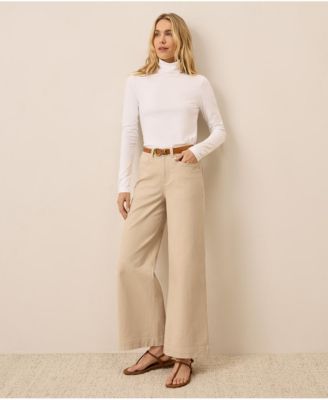 Women's Luxe Stretch Jersey Slim Turtleneck