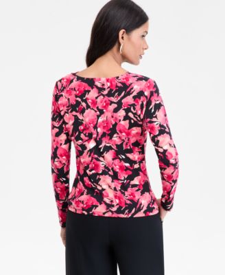 Women's Cowl-Neck Long-Sleeve Top, Macy's Exclusive