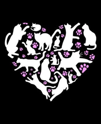 Plus Size Cat Heart Art T-Shirt