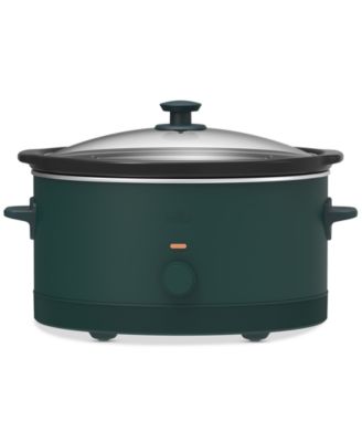 Bella - 6-Quart Electric Slow Cooker, Forest Green