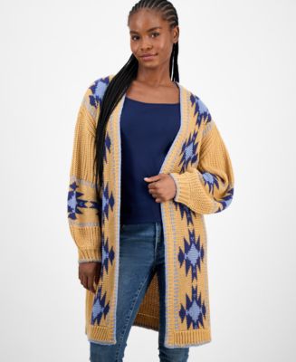 Driftwood Women's Aztec Long Cardigan - Macy's