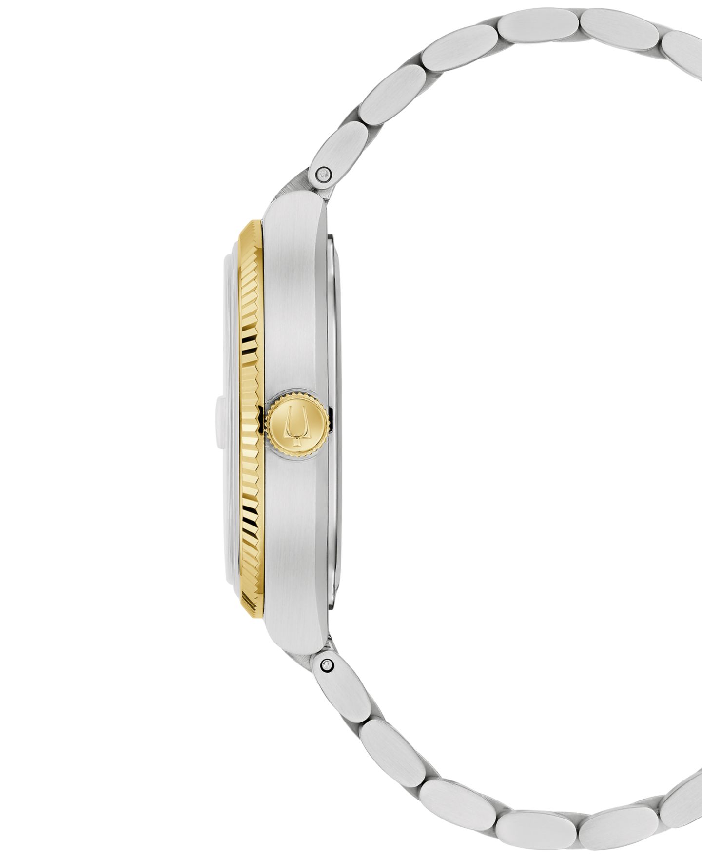 Мужские часы Bulova Classic Super Seville HPQ Precisionist Two-Tone Stainless Steel Bracelet Watch 37.5mm — фото 2