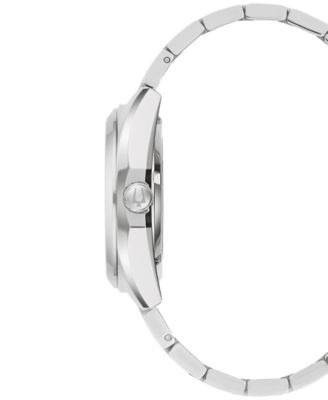 Men's Classic Surveyor Automatic Silver-Tone Stainless Steel Bracelet Watch 39mm