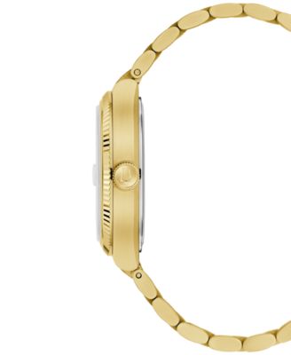 Men's Classic Super Seville HPQ Precisionist Gold-Tone Stainless Steel Bracelet Watch 37.5mm