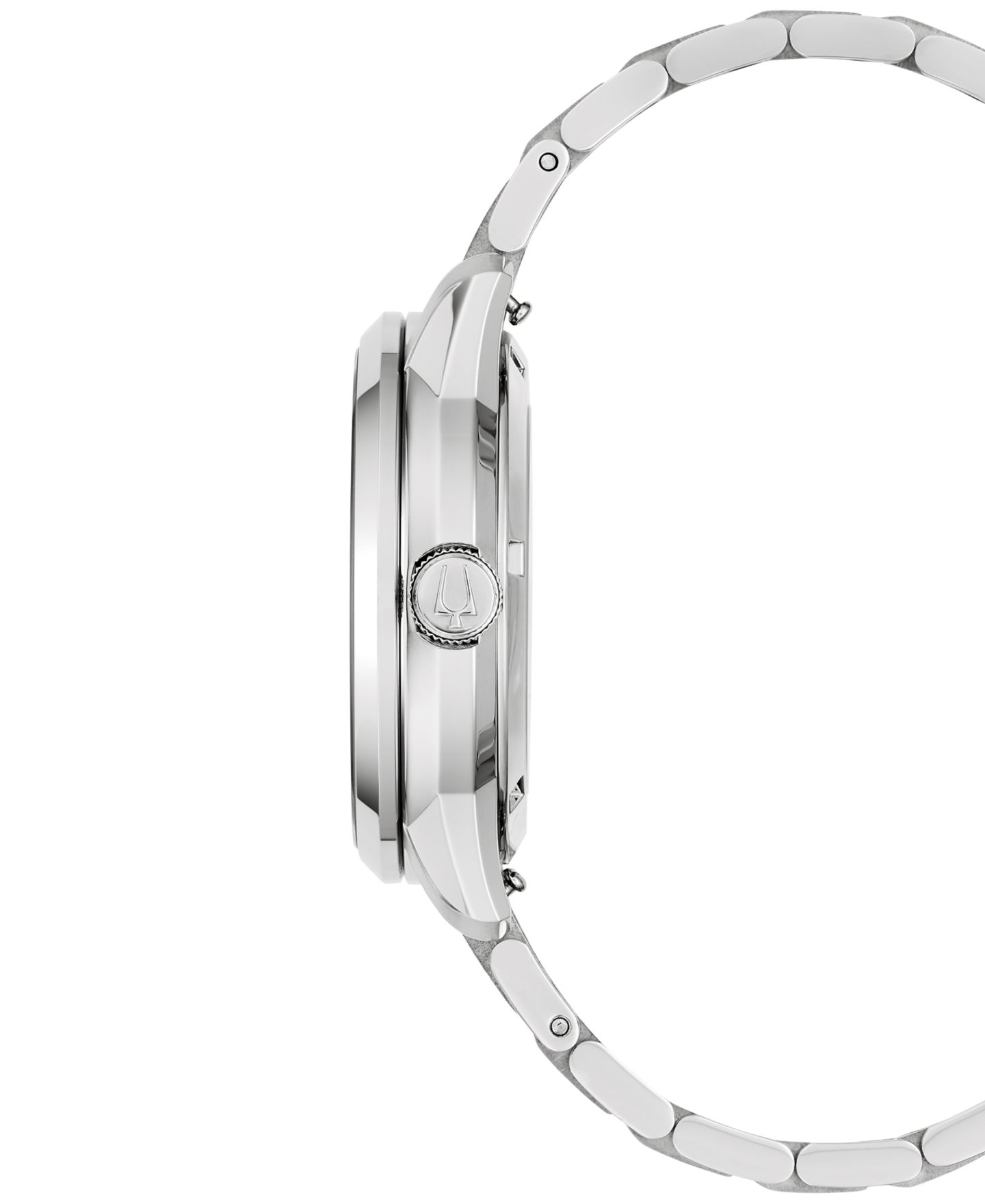 Мужские часы Bulova Classic Sutton Automatic Silver-Tone Stainless Steel Bracelet Watch 40mm — фото 2