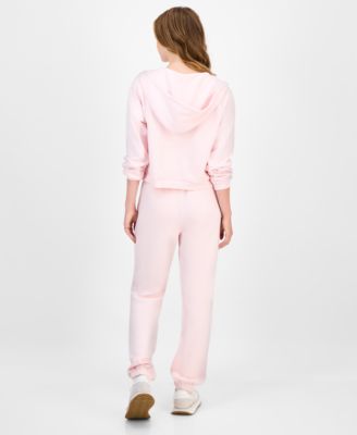 Juniors' Zip-Up Scuba Sweatshirt & Scuba Joggers