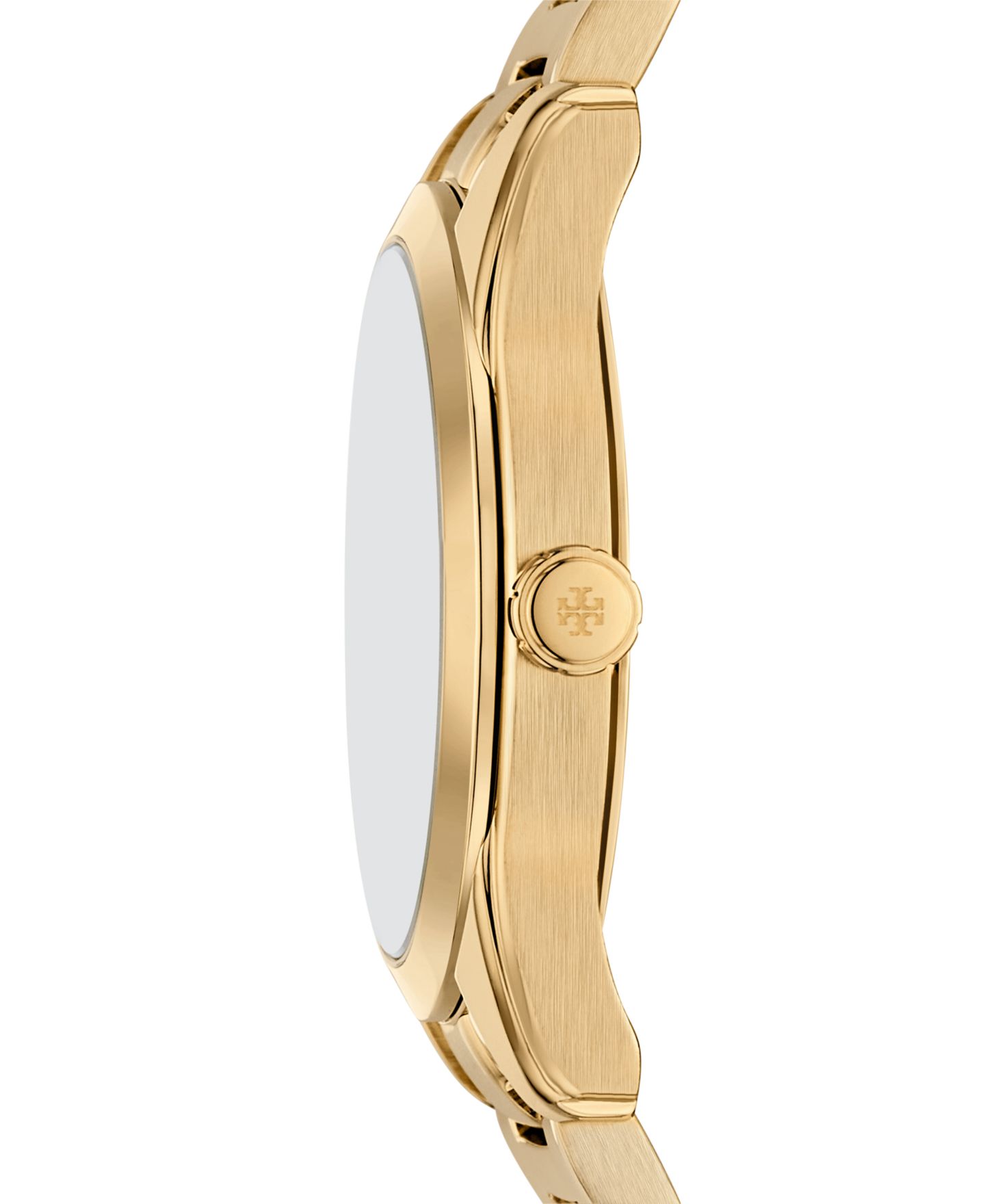 Женские часы Tory Burch The Miller Gold-Tone Stainless Steel Bracelet Watch 34mm — фото 2