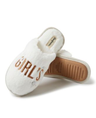 Women's Bridal Celebration Fuzzy Scuff House Slipper