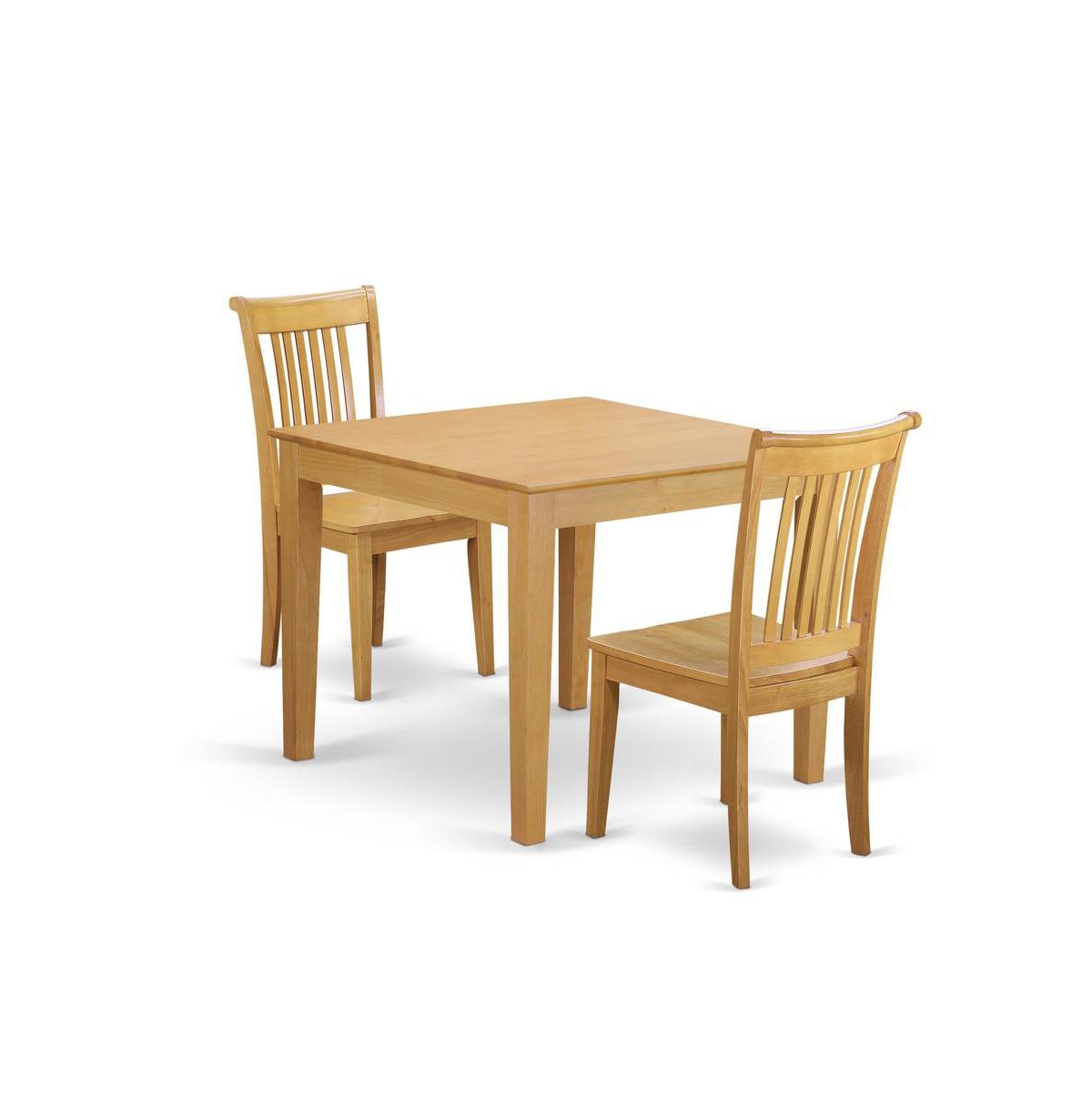 East West Furniture Dining Room Set Oak