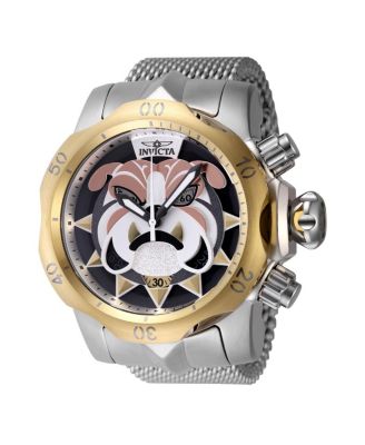 Men's 48170 Venom Quartz Multifunction Antique Silver, Rose Gold, Gunmetal, Grey, Gold Dial Watch