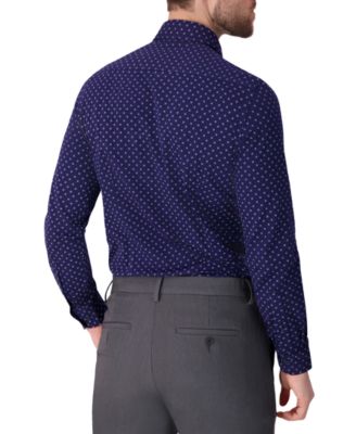 Men's Geometric Print Dress Shirt