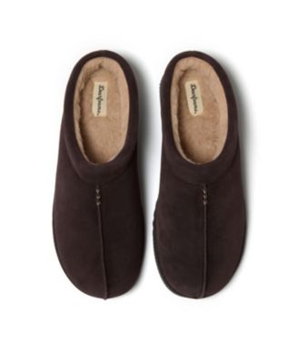 Men's Dean Genuine Suede Clog House Shoe Slipper
