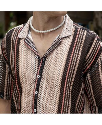 Multitrack Knit Oversized Shirt