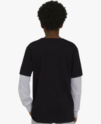 Big Boys Layered-Look Graphic T-Shirt 
