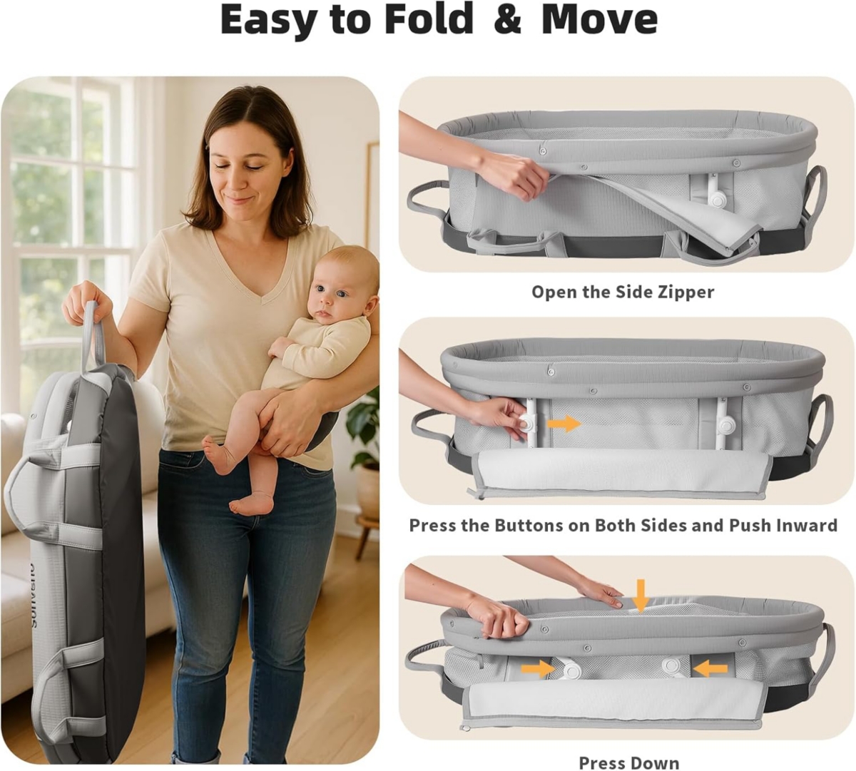Sunveno Baby Portable Bassinet