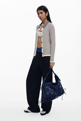 Women's Medium devore denim bag