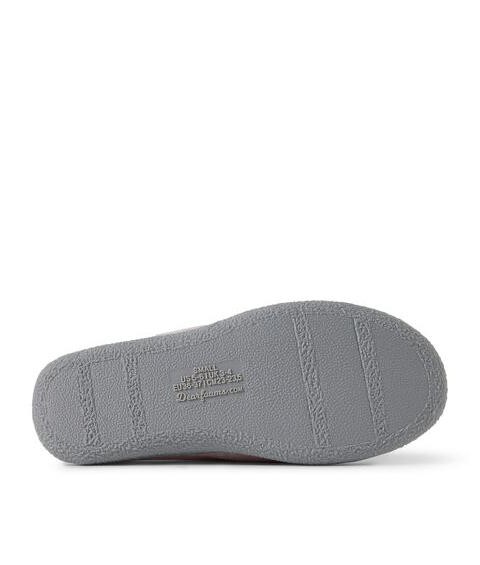 Женские Dearfoams Women's Lacey Rib Knit House Shoe Clog Slipper