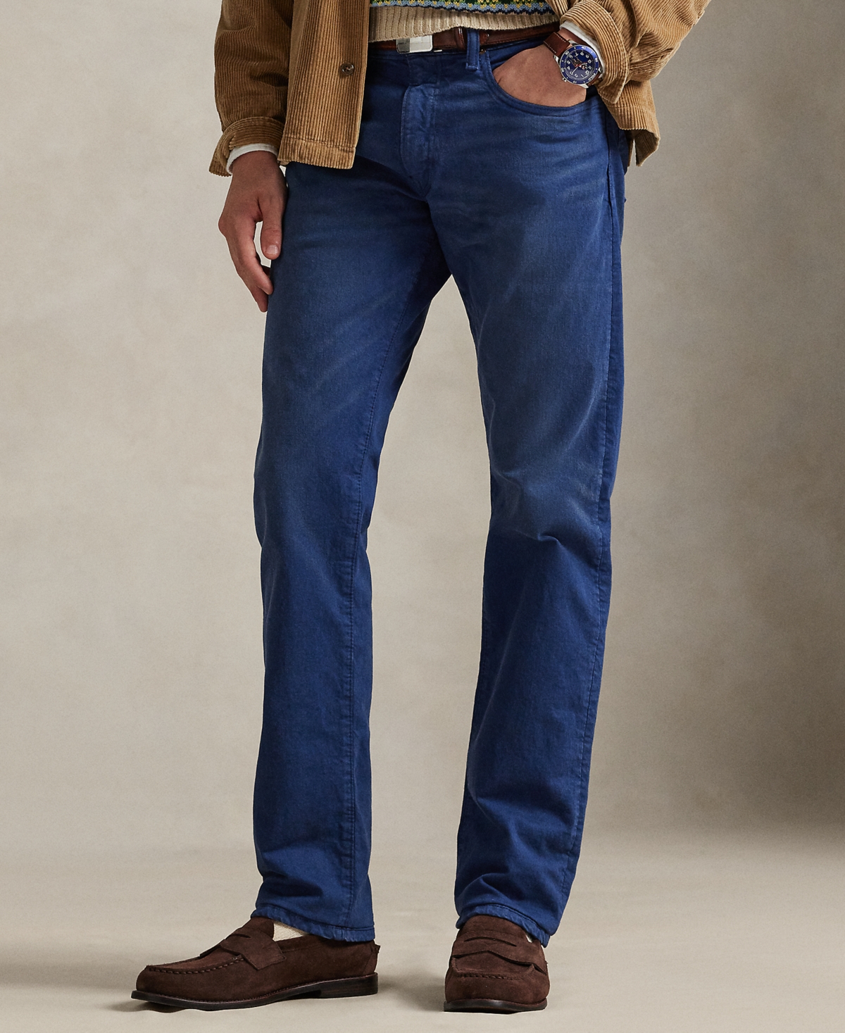 Polo Ralph Lauren Men's Varick Slim Straight Stretch Jeans In Blue