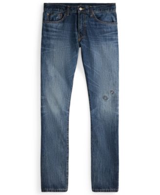 Men's Varick Slim Straight Distressed Jeans