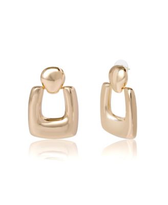 Retro Rectangle Drop Earrings