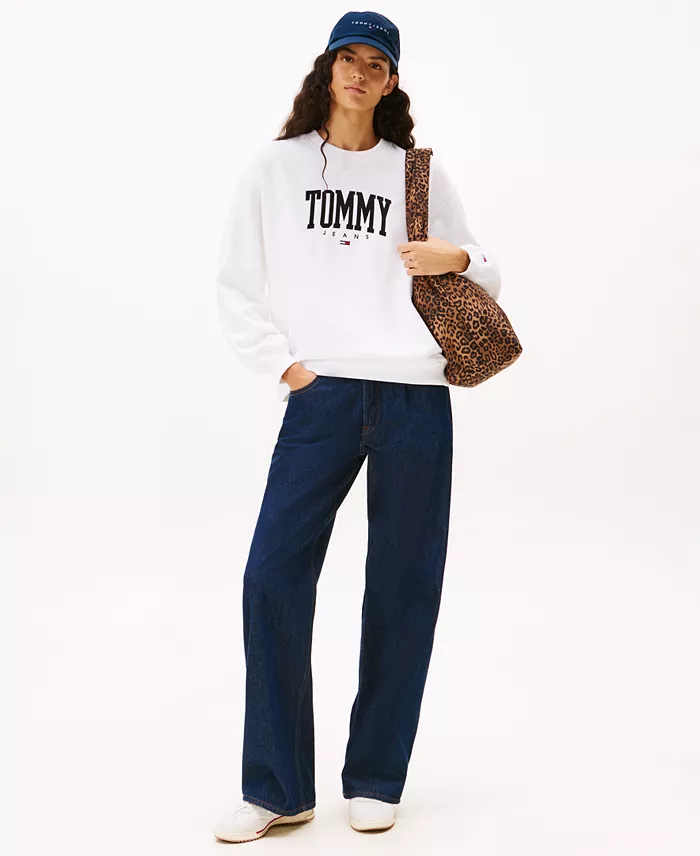Women's Collegiate Crewneck Logo Sweatshirt - thumbnail 6