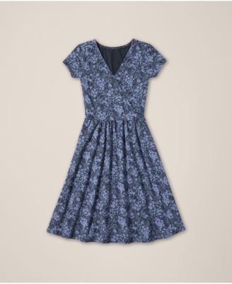 Women's Fit & Flare Crossover Dress